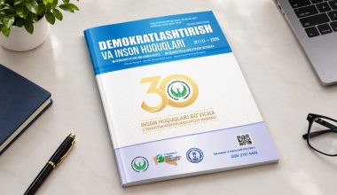 ЖУРНАЛНИНГ ЯНГИ СОНИ ИНСОН ҲУҚУҚЛАРИ БЎЙИЧА ЎЗБЕКИСТОН РЕСПУБЛИКАСИ МИЛЛИЙ МАРКАЗИНИНГ 30 ЙИЛЛИГИГА БАҒИШЛАНДИ