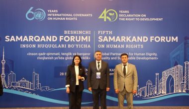 Inson huquqlari bo‘yicha V Samarqand forumi o‘tkazilmoqda