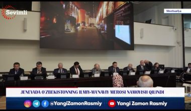  Islom sivilizatsiyasi markaz BMTining Jenevadagi qarorgohida taqdimot qilindi
