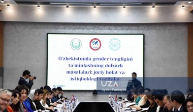 O‘zbekistonda gender tenglikni ta’minlashning dolzarb masalalari tahlil etildi