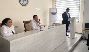 Марказ вакиллари шифохонадаги байрам тадбирида қатнашди