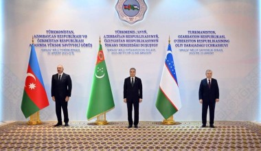 Meeting of the Leaders of Uzbekistan, Turkmenistan, and Azerbaijan