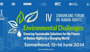 SAMARKAND DECLARATION ON THE GLOBAL PROTECTION OF HUMAN RIGHTS IN THE CONTEXT OF CLIMATE CHANGE: COMMITMENTS AND ACTIONS FOR A SUSTAINABLE FUTURE