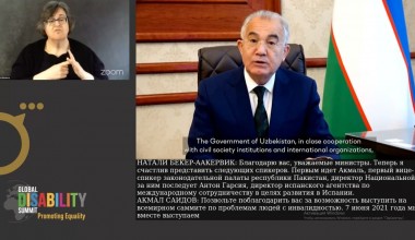 Ногиронлик муаммолари бўйича иккинчи Глобал саммитда Ўзбекистоннинг бу борадаги натижалари таъкидланди