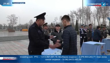 O‘quvchilar o‘rtasida harbiy vatanparvarlik tadbiri o‘tkazildi
