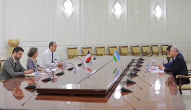А.Саидов Франция Республикасининг Ўзбекистондаги Фавқулодда ва мухтор элчиси билан учрашди
