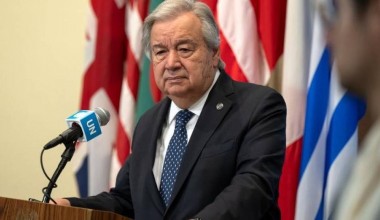 Guterrish: Falastinliklarning azob-uqubati soyada qolib ketmasligi kerak