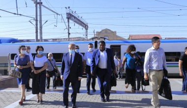 Парламентлараро Иттифоқ Бош котиби Мартин Чунгонг бошчилигидаги делегация аъзолари Самарқанд шаҳрига келди