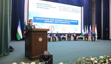Озодликдан маҳрум этиш жойларида инсон ҳуқуқларини таъминлаш: Ўзбекистон тажрибаси