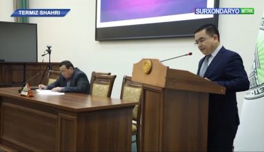 “Inson huquqlari haftaligi" doirasida Termiz davlat universitetida Surxondaryo viloyat sudi raisi A. Ro‘ziqulov yoshlar bilan uchrashdi