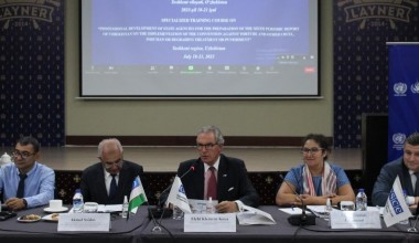 OSCE organizes a specialized training for the preparation of the sixth periodic report of Uzbekistan on the implementation of the UN Convention against Torture