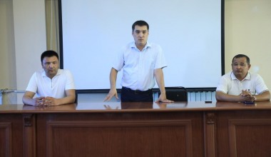 Андижон давлат университетида Ўзбекистоннинг БМТга аъзо бўлганлигининг 30 йиллиги муносабати билан талаба-ёшлар иштирокида давра суҳбати бўлиб ўтди