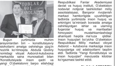 Milliy markaz faoliyati 