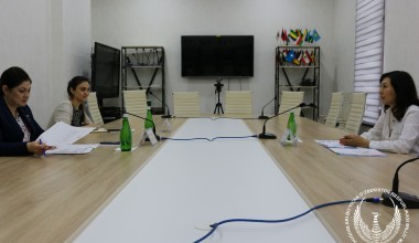 Халқаро нотижорат ҳуқуқ маркази вакили билан учрашув