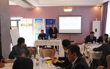 Training in Ferghana. The first day